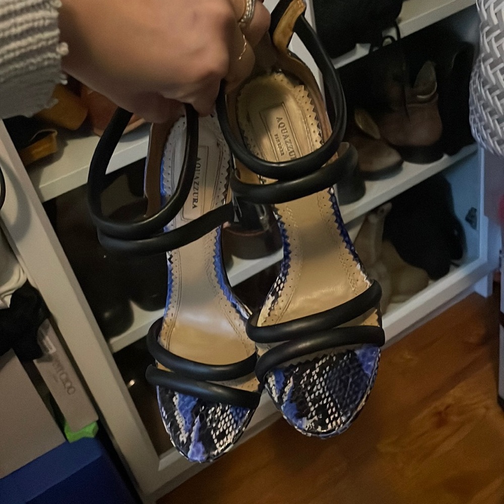 Never worn aquazurra heels